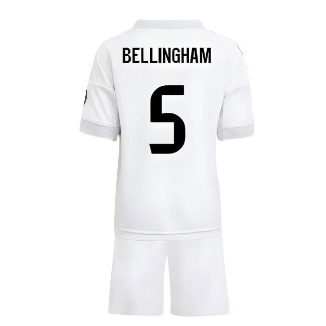 2025-2026 Real Madrid Home Mini Kit (Bellingham 5)-SoccerKits Hub | Buy Soccer Jerseys Online
