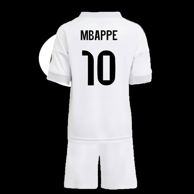 2025-2026 Real Madrid Home Mini Kit (Mbappe 10)-SoccerKits Hub | Buy Soccer Jerseys Online