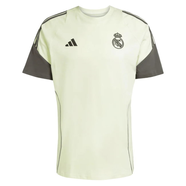 2025-2026 Real Madrid Training Tee (Almost Lime) (Mbappe 10)-SoccerKits Hub | Buy Soccer Jerseys Online