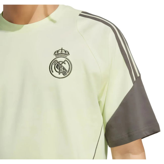 2025-2026 Real Madrid Training Tee (Almost Lime) (Mbappe 10)-SoccerKits Hub | Buy Soccer Jerseys Online