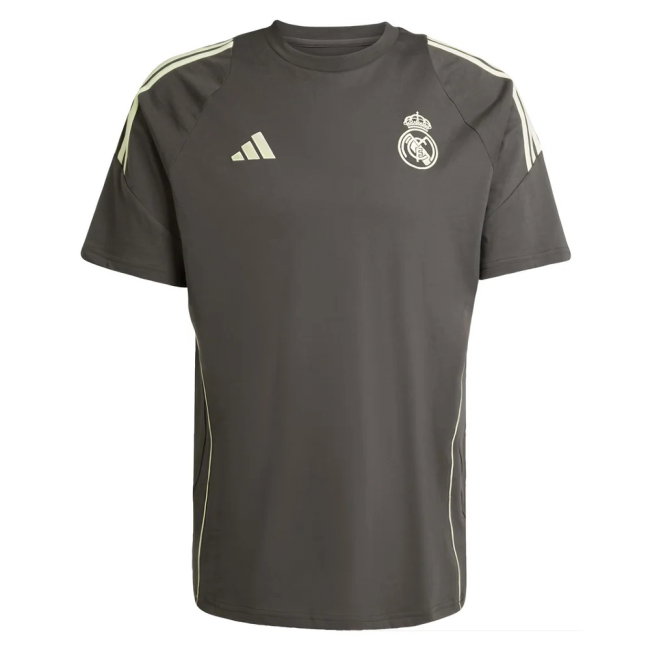 2025-2026 Real Madrid Training Tee (Utility Grey) (Mbappe 10)-SoccerKits Hub | Buy Soccer Jerseys Online