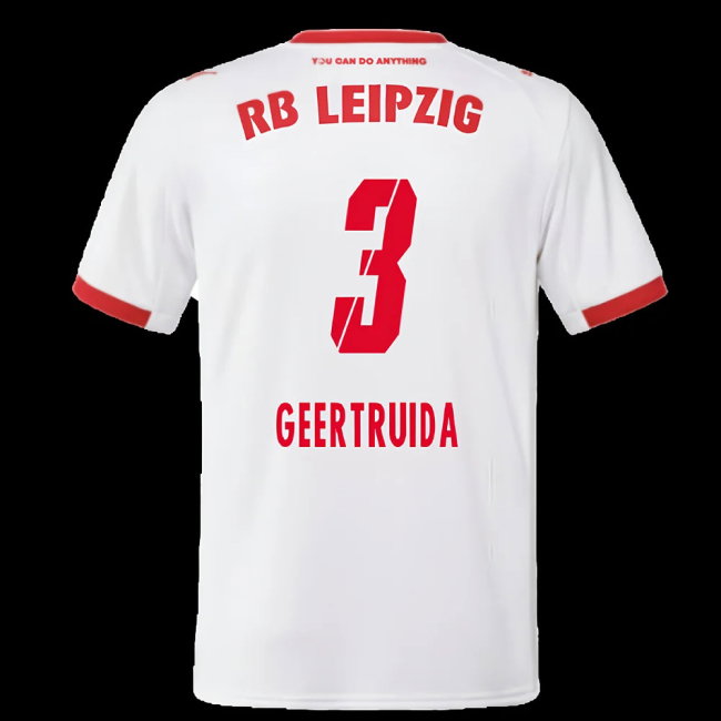 2025-2026 Red Bull Leipzig Home Shirt (Geertruida 3)-SoccerKits Hub | Buy Soccer Jerseys Online