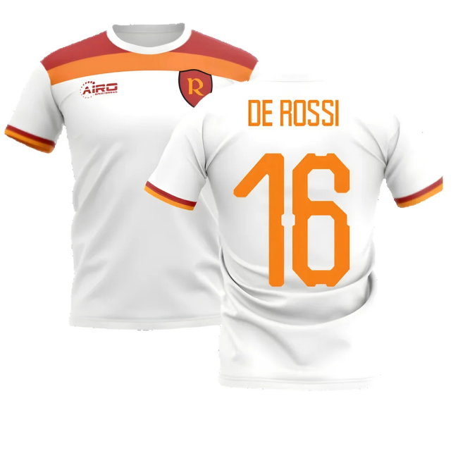 2025-2026 Roma Away Concept Football Shirt (DE ROSSI 16)-SoccerKits Hub | Buy Soccer Jerseys Online