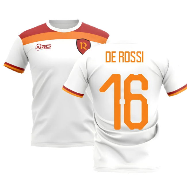 2025-2026 Roma Away Concept Football Shirt (DE ROSSI 16)-SoccerKits Hub | Buy Soccer Jerseys Online