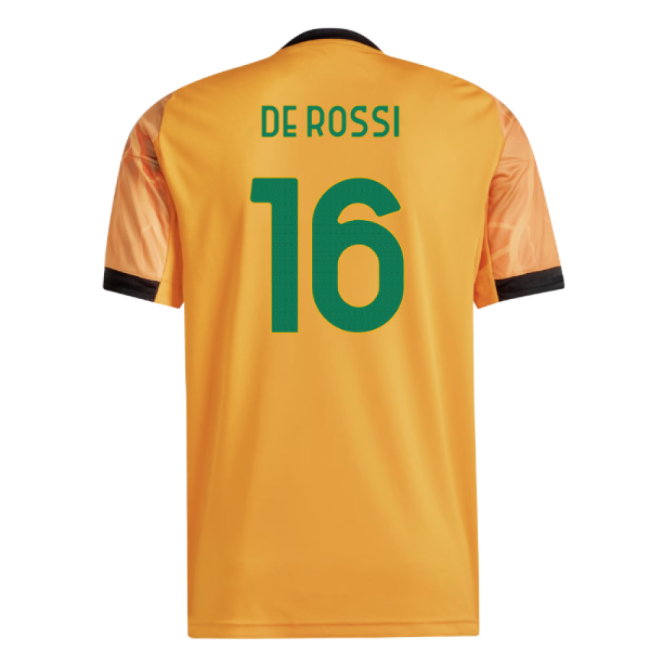 2025-2026 Roma Away Shirt (De Rossi 16)-SoccerKits Hub | Buy Soccer Jerseys Online
