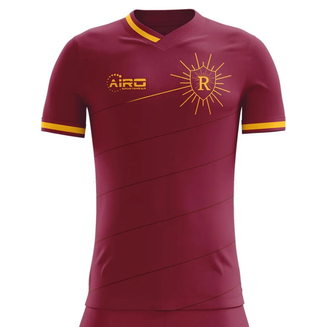 2025-2026 Roma Home Concept Football Shirt (DE ROSSI 16)-SoccerKits Hub | Buy Soccer Jerseys Online