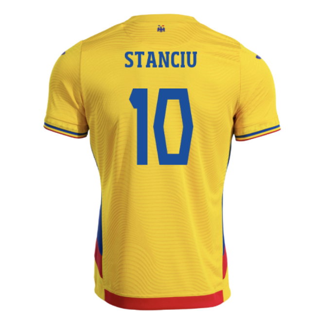 2025-2026 Romania Home Shirt (Stanciu 10)-SoccerKits Hub | Buy Soccer Jerseys Online