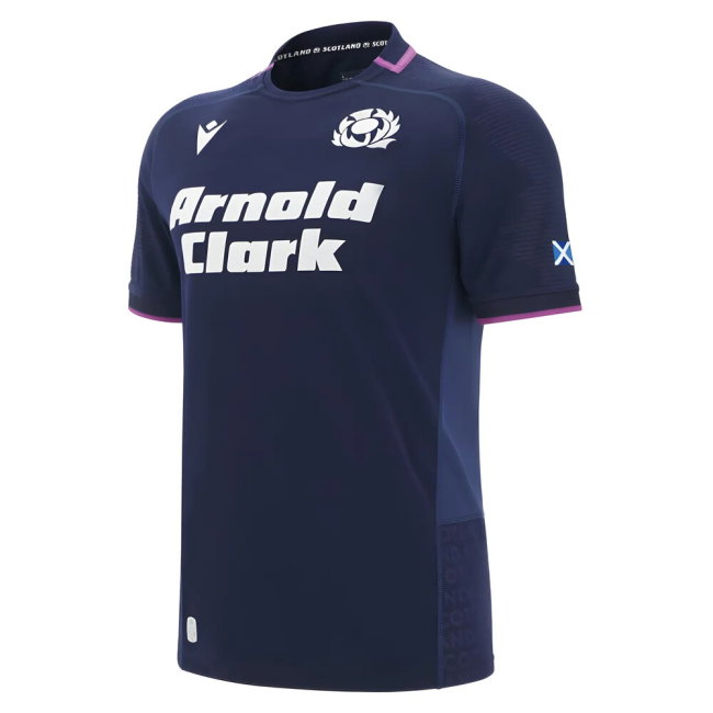 2025-2026 Scotland Rugby Home Replica Shirt (Van Der Merwe 14)-SoccerKits Hub | Buy Soccer Jerseys Online