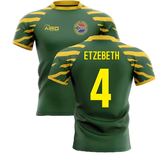 2025-2026 South Africa Springboks Home Concept Rugby Shirt (Etzebeth 4)-SoccerKits Hub | Buy Soccer Jerseys Online