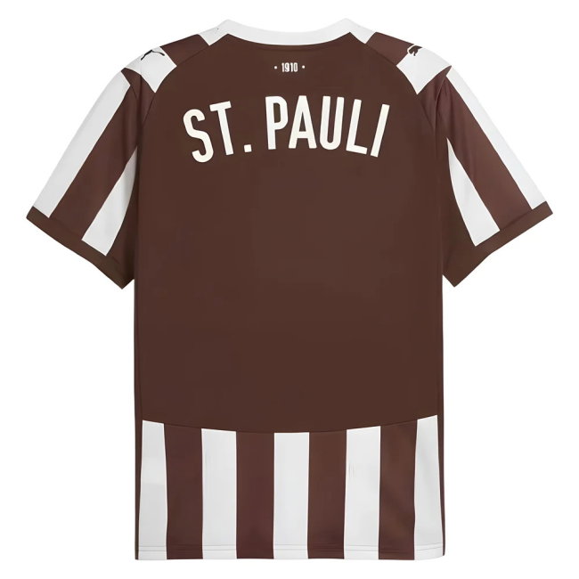 2025-2026 St Pauli Home Shirt (Irvine 7)-SoccerKits Hub | Buy Soccer Jerseys Online