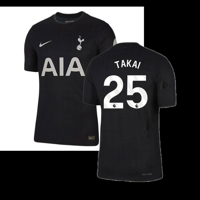 2025-2026 Tottenham Authentic Away Shirt (Takai 25)-SoccerKits Hub | Buy Soccer Jerseys Online
