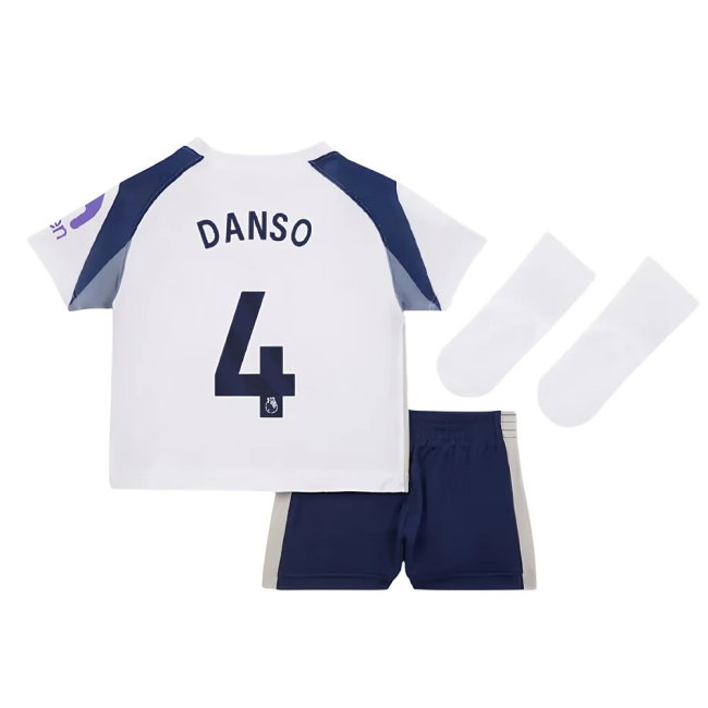 2025-2026 Tottenham Home Baby Kit (Danso 4)-SoccerKits Hub | Buy Soccer Jerseys Online