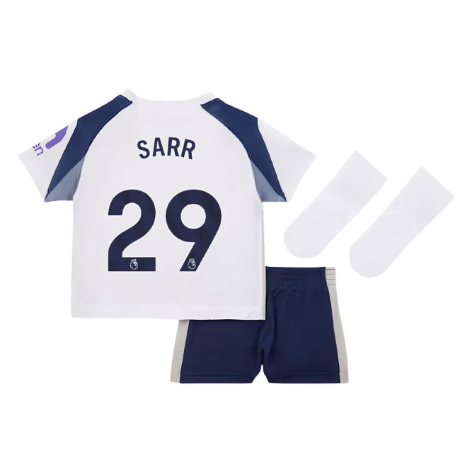 2025-2026 Tottenham Home Baby Kit (Sarr 29)-SoccerKits Hub | Buy Soccer Jerseys Online
