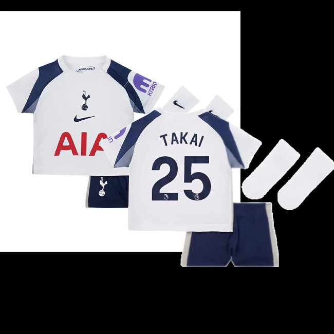 2025-2026 Tottenham Home Baby Kit (Takai 25)-SoccerKits Hub | Buy Soccer Jerseys Online