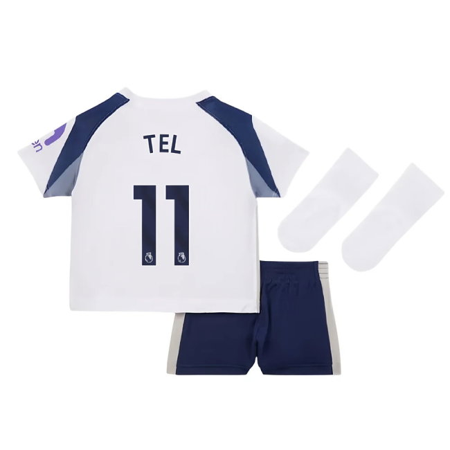 2025-2026 Tottenham Home Baby Kit (Tel 11)-SoccerKits Hub | Buy Soccer Jerseys Online