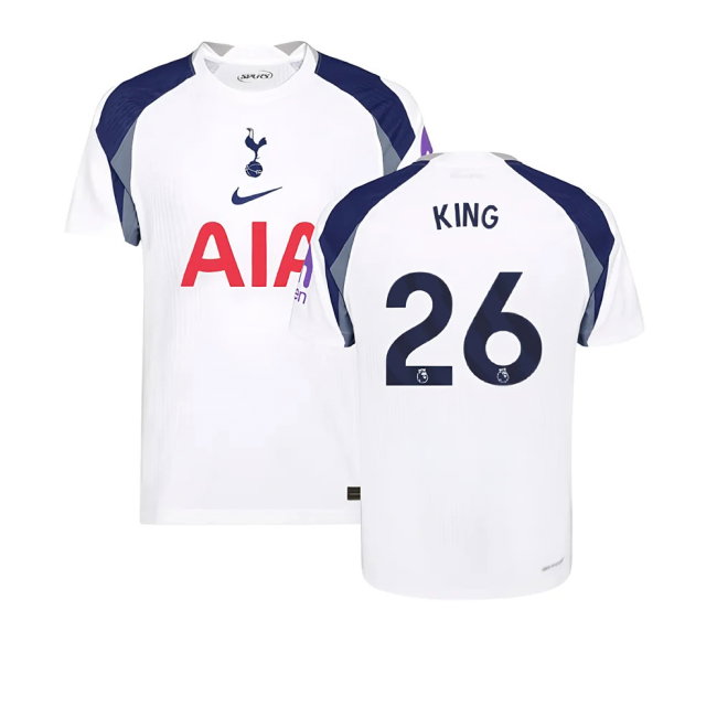 2025-2026 Tottenham Hotspur Authentic Home Shirt (King 26)-SoccerKits Hub | Buy Soccer Jerseys Online