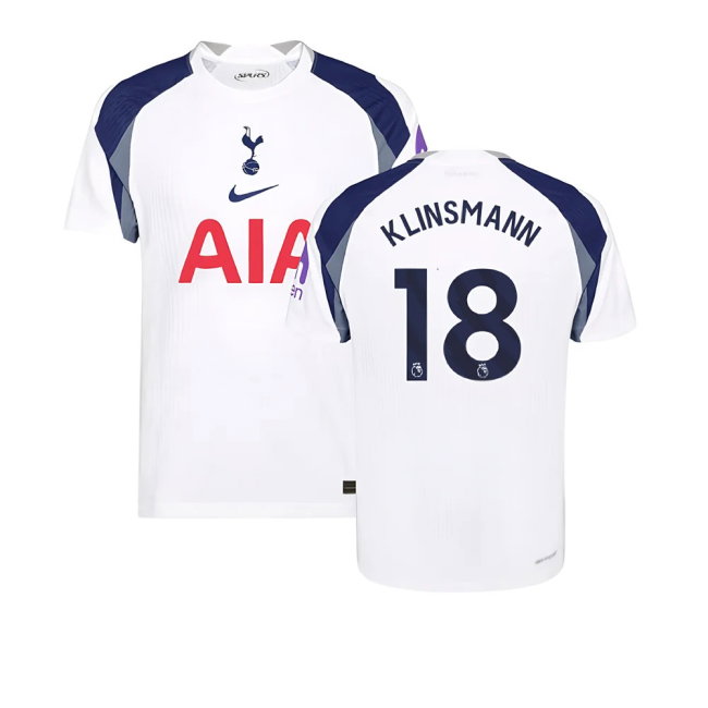 2025-2026 Tottenham Hotspur Authentic Home Shirt (Klinsmann 18)-SoccerKits Hub | Buy Soccer Jerseys Online