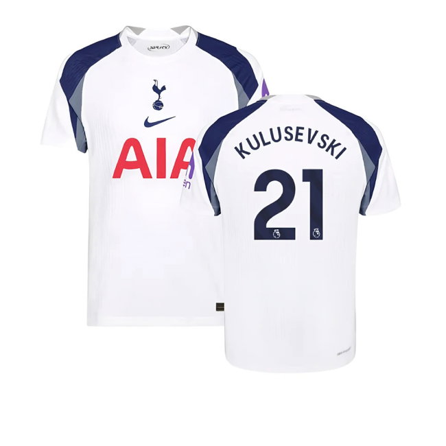 2025-2026 Tottenham Hotspur Authentic Home Shirt (Kulusevski 21)-SoccerKits Hub | Buy Soccer Jerseys Online