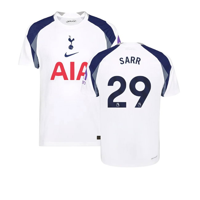 2025-2026 Tottenham Hotspur Authentic Home Shirt (Sarr 29)-SoccerKits Hub | Buy Soccer Jerseys Online