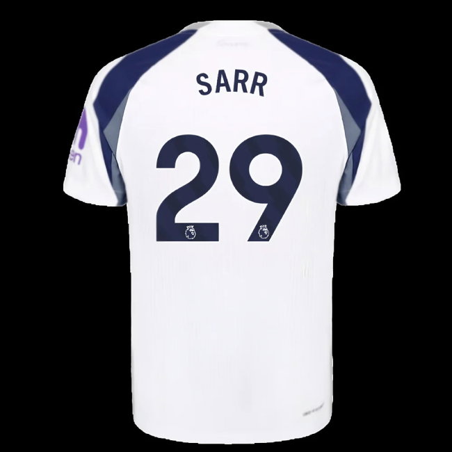 2025-2026 Tottenham Hotspur Authentic Home Shirt (Sarr 29)-SoccerKits Hub | Buy Soccer Jerseys Online
