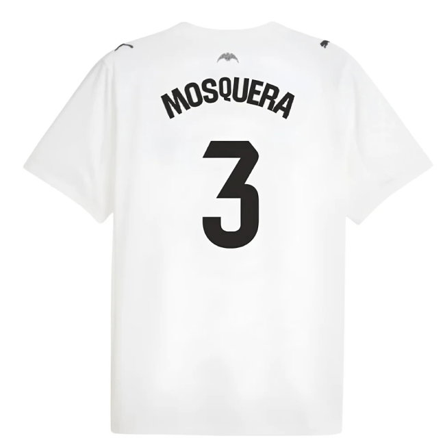 2025-2026 Valencia Home Shirt (Mosquera 3)-SoccerKits Hub | Buy Soccer Jerseys Online