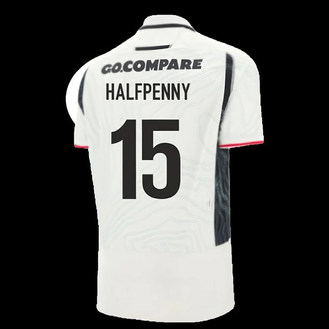 2025-2026 Wales Away Replica Rugby Shirt (Halfpenny 15)-SoccerKits Hub | Buy Soccer Jerseys Online