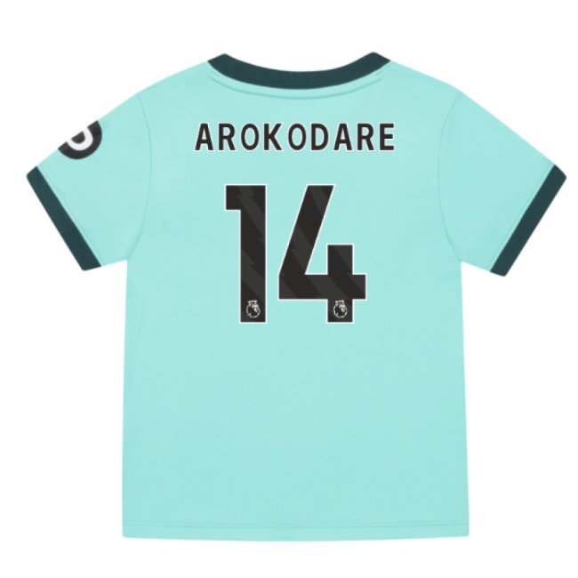 2025-2026 Wolves Away Infant Kit (Arokodare 14)-SoccerKits Hub | Buy Soccer Jerseys Online