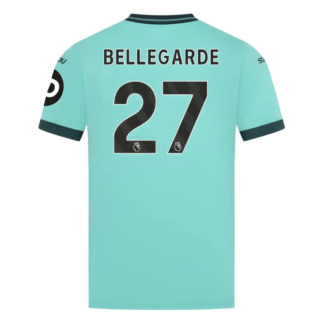 2025-2026 Wolves Away Shirt (Bellegarde 27)-SoccerKits Hub | Buy Soccer Jerseys Online
