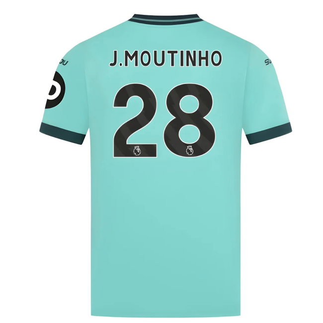 2025-2026 Wolves Away Shirt (J.Moutinho 28)-SoccerKits Hub | Buy Soccer Jerseys Online