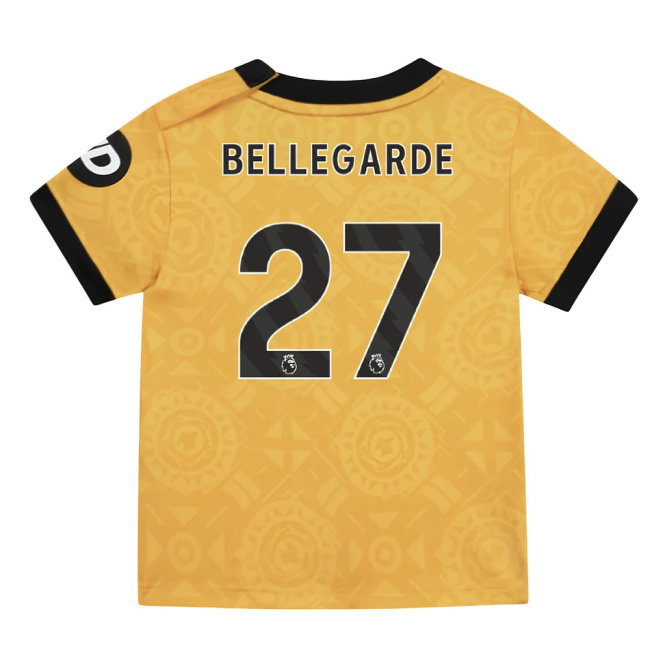 2025-2026 Wolves Home Baby Kit (Bellegarde 27)-SoccerKits Hub | Buy Soccer Jerseys Online
