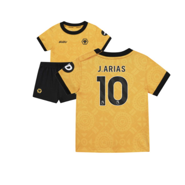 2025-2026 Wolves Home Baby Kit (J.Arias 10)-SoccerKits Hub | Buy Soccer Jerseys Online