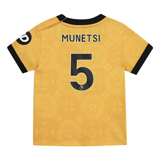 2025-2026 Wolves Home Baby Kit (Munetsi 5)-SoccerKits Hub | Buy Soccer Jerseys Online