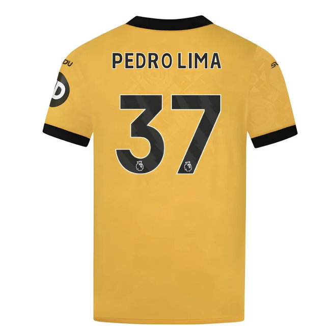 2025-2026 Wolves Home Shirt (Pedro Lima 37)-SoccerKits Hub | Buy Soccer Jerseys Online