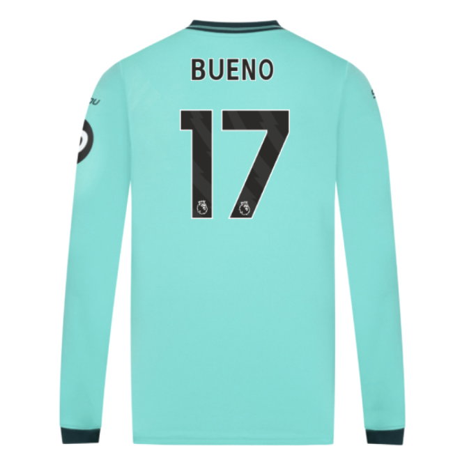 2025-2026 Wolves Long Sleeve Away Shirt (Bueno 17)-SoccerKits Hub | Buy Soccer Jerseys Online
