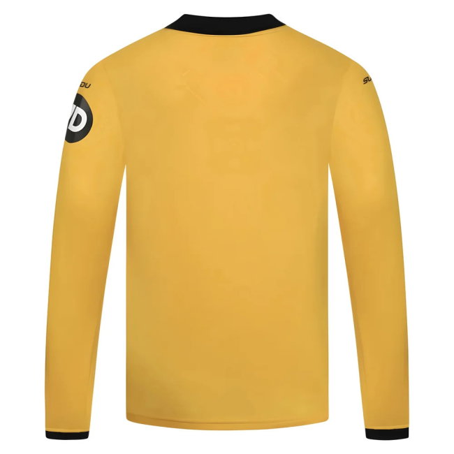 2025-2026 Wolves Long Sleeve Home Shirt - Kids (Doherty 2)-SoccerKits Hub | Buy Soccer Jerseys Online