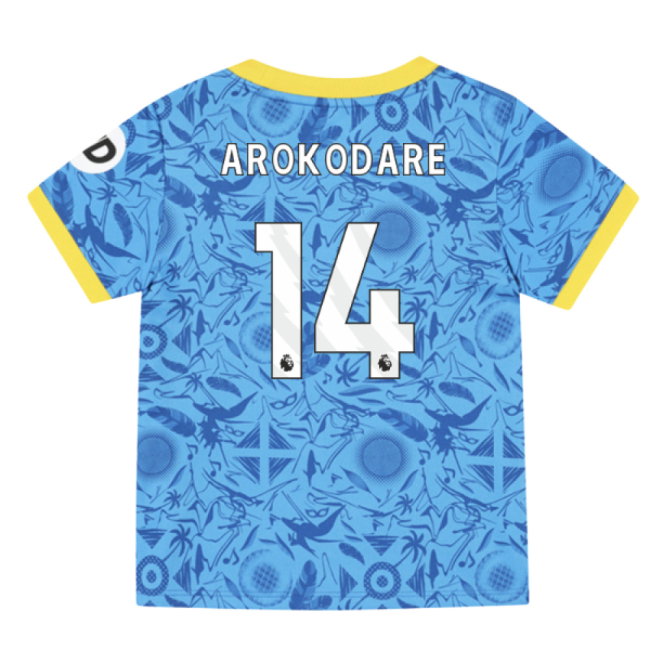 2025-2026 Wolves Third Infant Kit (Arokodare 14)-SoccerKits Hub | Buy Soccer Jerseys Online