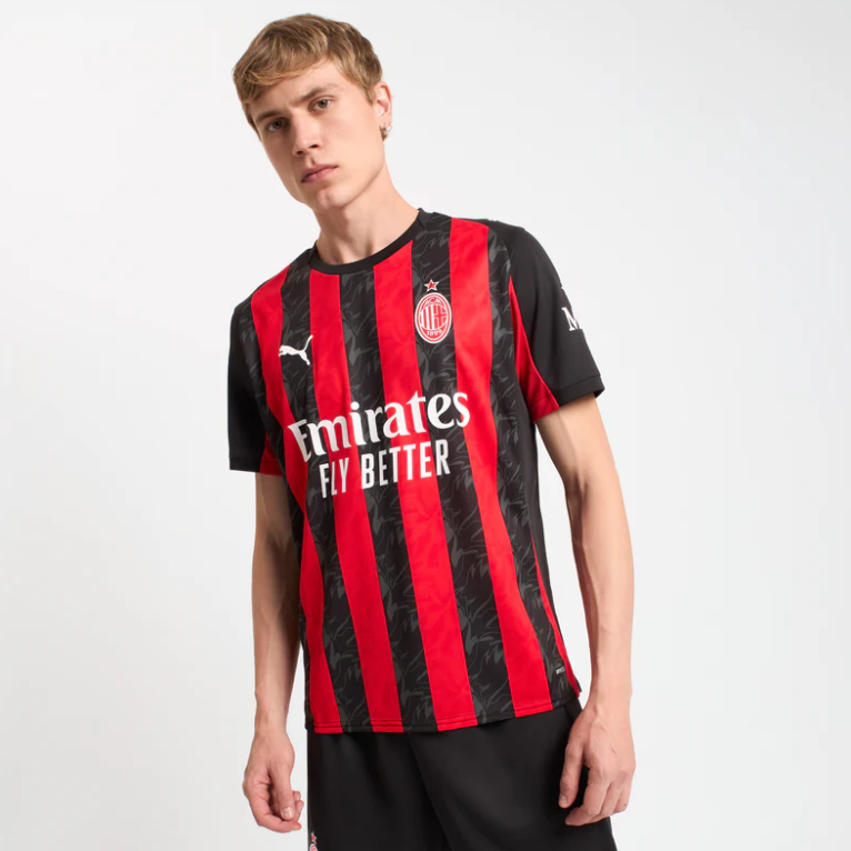 2025/26 AC Milan Home Jersey - Rabiot 12 | Shirt & Shorts Set