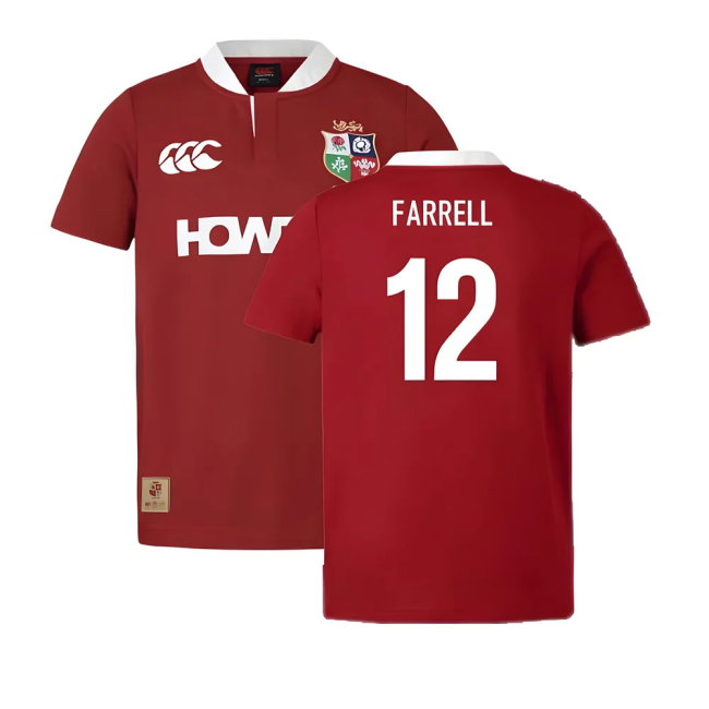 2025 British & Lions Classic SS Rugby Shirt (Farrell 12)-SoccerKits Hub | Buy Soccer Jerseys Online