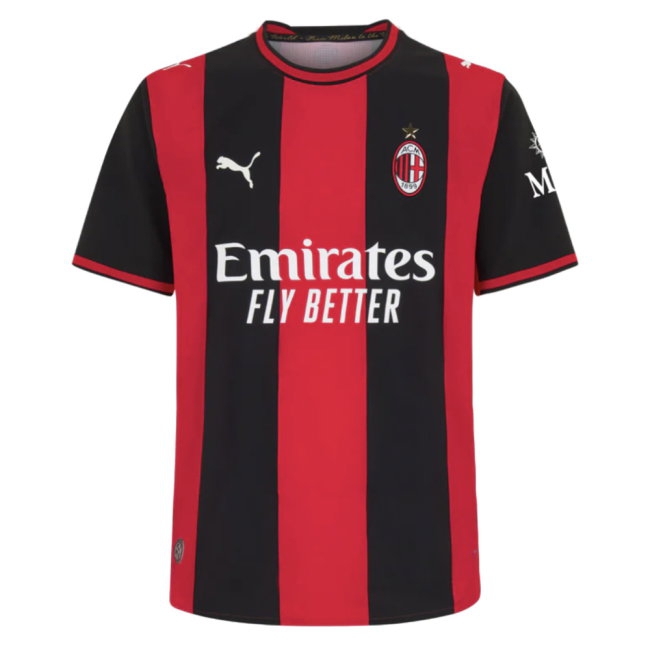 2026-2027 AC Milan Authentic Home Shirt (Rabiot 12)-SoccerKits Hub | Buy Soccer Jerseys Online
