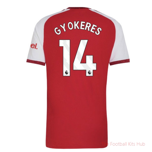 2026-2027 Arsenal Authentic Home Shirt (Gyokeres 14)