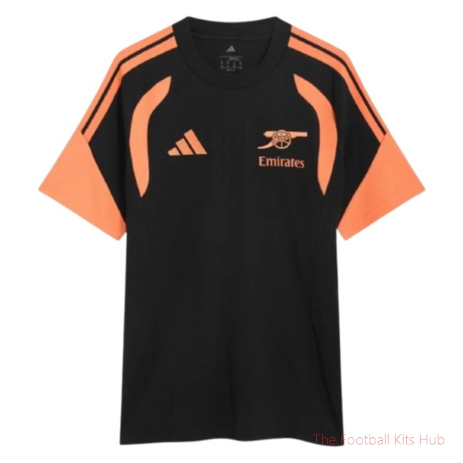 2026-2027 Arsenal Training Tee (Black) (Saliba 2)-SoccerKits Hub | Buy Soccer Jerseys Online