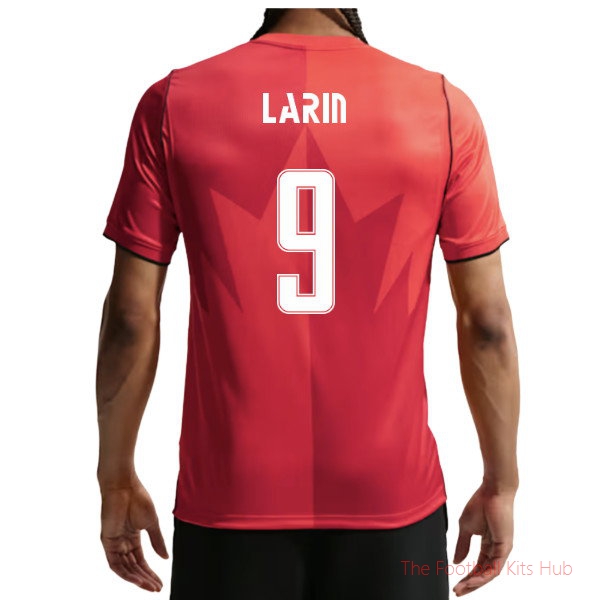 2026-2027 Canada Home Shirt (Larin 9)-SoccerKits Hub | Buy Soccer Jerseys Online