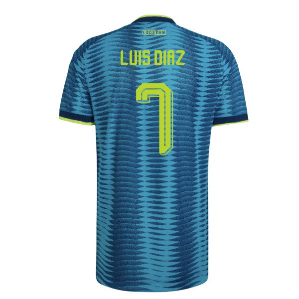 2026-2027 Colombia Authentic Away Shirt (Luis Diaz 7)-SoccerKits Hub | Buy Soccer Jerseys Online
