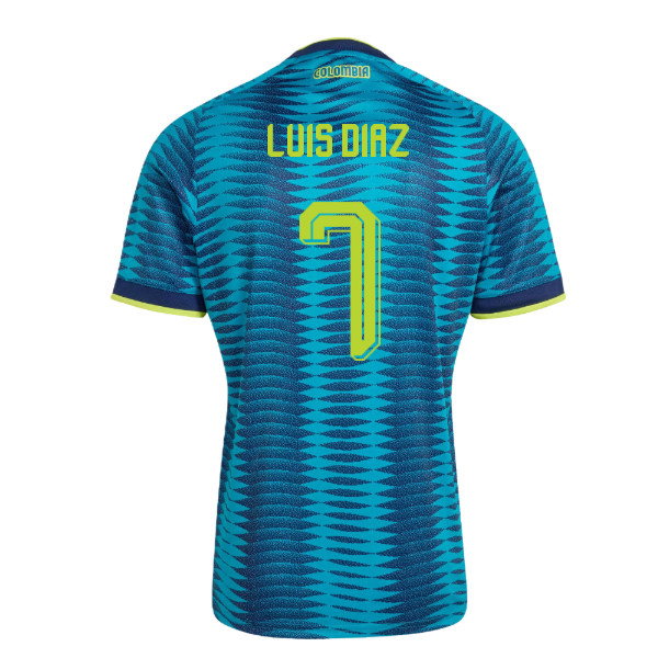 2026-2027 Colombia Away Shirt (Luis Diaz 7)-SoccerKits Hub | Buy Soccer Jerseys Online