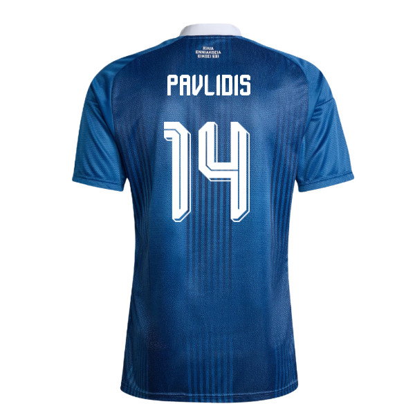 2026-2027 Greece Away Shirt (Pavlidis 14)-SoccerKits Hub | Buy Soccer Jerseys Online