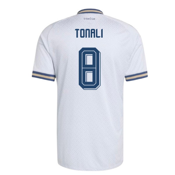 2026-2027 Italy Authentic Away Shirt (Tonali 8)-SoccerKits Hub | Buy Soccer Jerseys Online