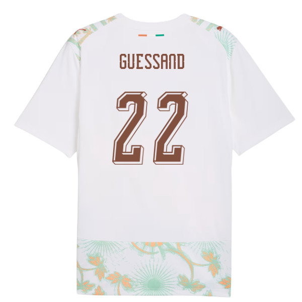2026-2027 Ivory Coast Away Shirt (Guessand 22)-SoccerKits Hub | Buy Soccer Jerseys Online