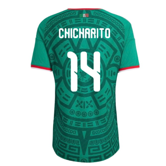 2026-2027 Mexico Authentic Home Shirt (Chicharito 14)-SoccerKits Hub | Buy Soccer Jerseys Online