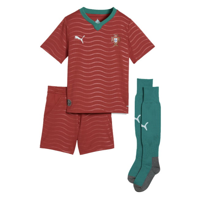 2026-2027 Portugal Home Mini Kit (Your Name)-SoccerKits Hub | Buy Soccer Jerseys Online