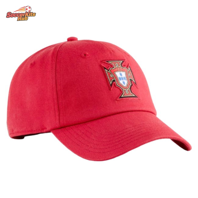 2026-2027 Portugal ftblEssentials Cap (Red/Green Lagoon)